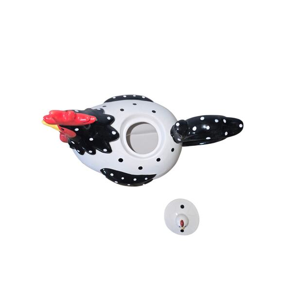 Vintage Home Interiors Checken Hen & Chick Ceramic Teapot - Picture 3 of 6